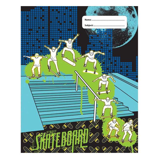 Spencil Skate Paint Book Cover 1B5 Pack 3 Assorted-Marston Moor