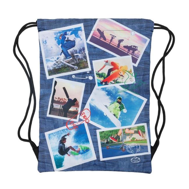 CLEARANCE Spencil Sports Collage Sports Drawstring Bag 500 X 370mm
