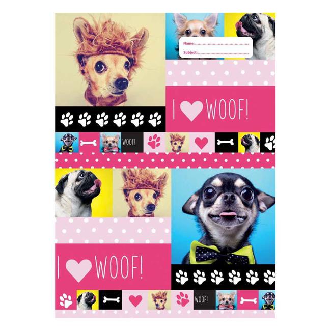 CLEARANCE Spencil Woof Book Cover Scrapbook Pack 3 Assorted