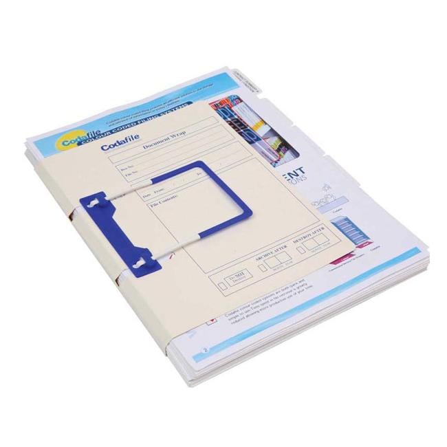 Codafile Document Wrap Plus Base And Combo Box 25 Self Adhesive