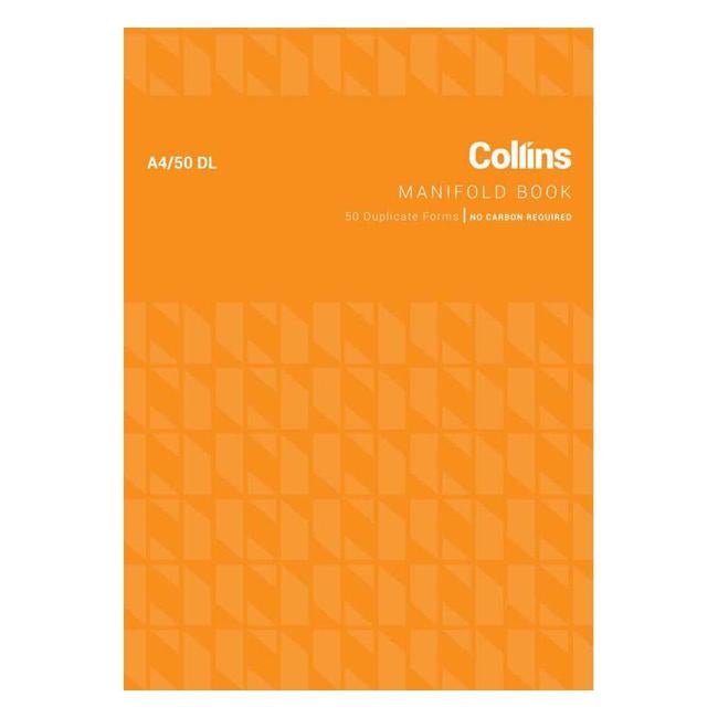 Collins Manifold A4/50dl No Carbon Required