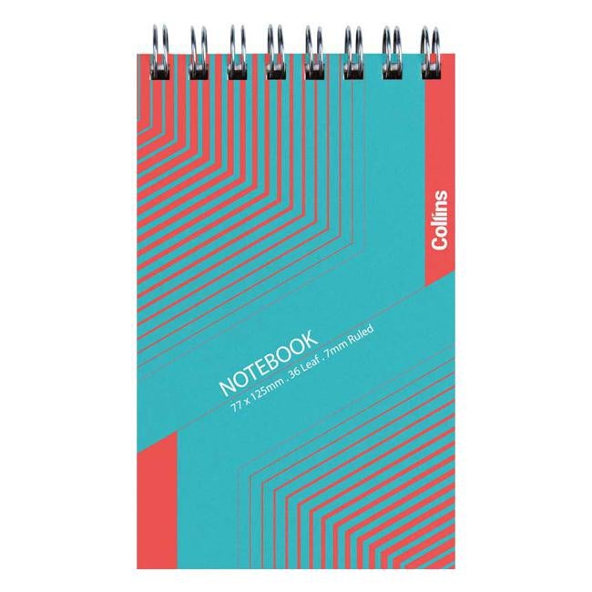 Collins Notebook Sp35 Top Opening 77x125mm 7mm 36 Leaf