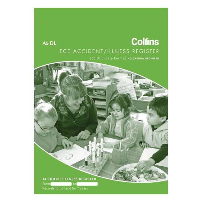 Collins Register Accident Illness A5dl No Carbon Required