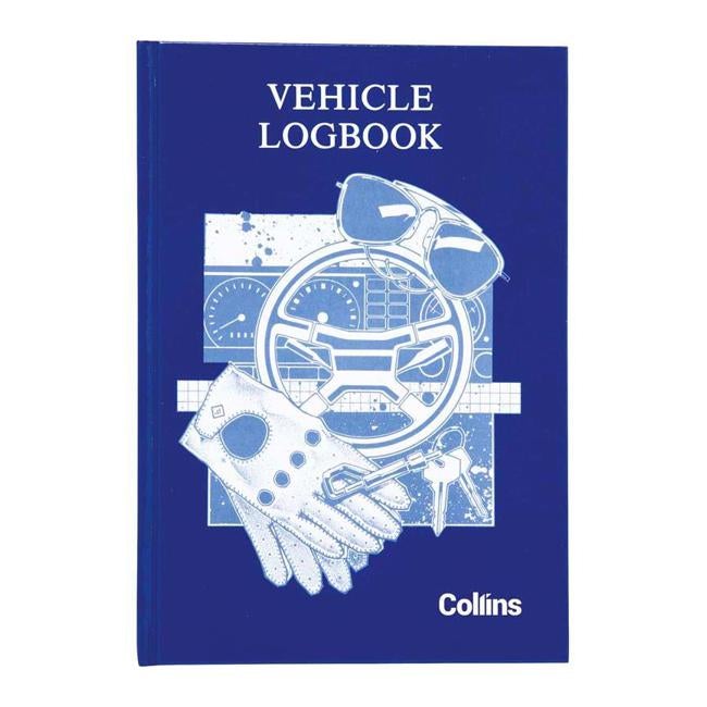 Collins Vehicle Log Book Hard Cover 44 Leaf 215x150mm