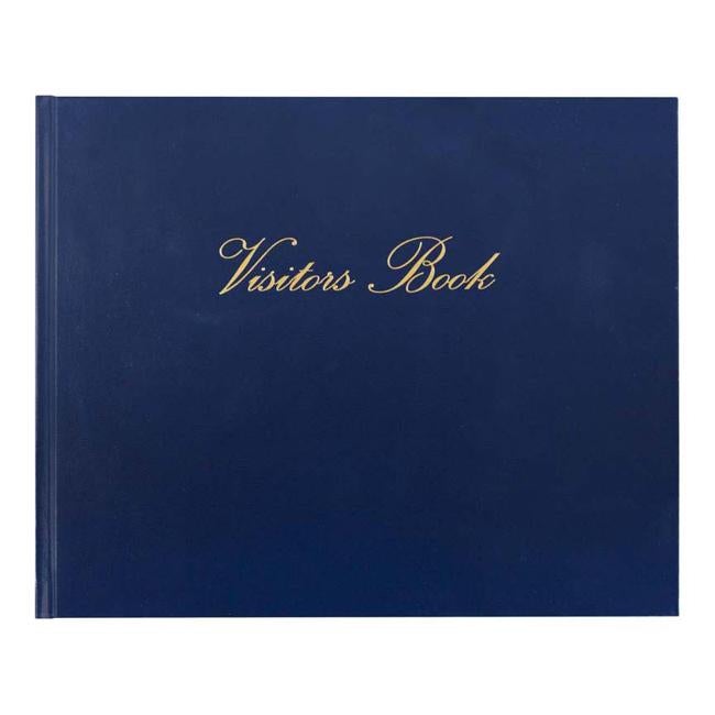 Collins Visitors Book Vb625 Navy 232x188mm 64 Leaf
