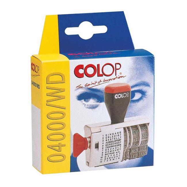Colop Stamp Dater Band 04000wd 4mm Date And 12 Textplates