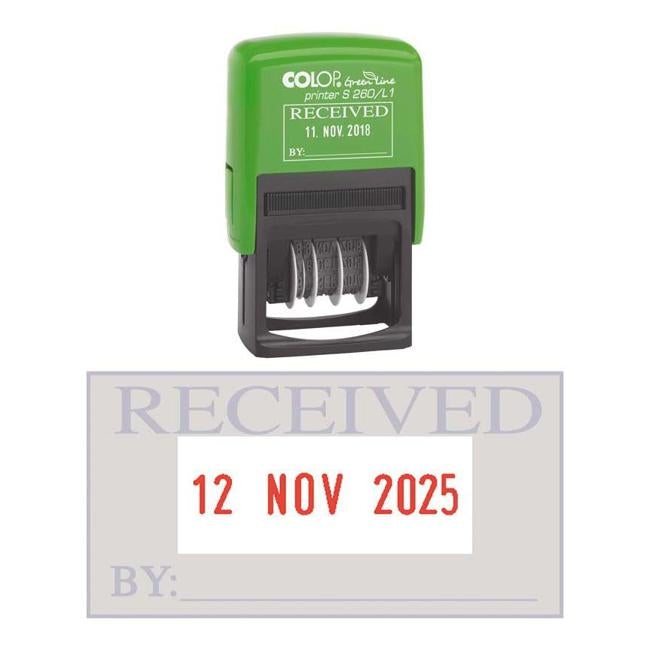 Colop Stamp Dater Greenline S260/L1 Received