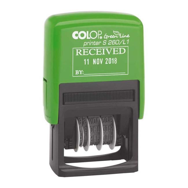 Colop Stamp Dater Greenline S260/L1 Received