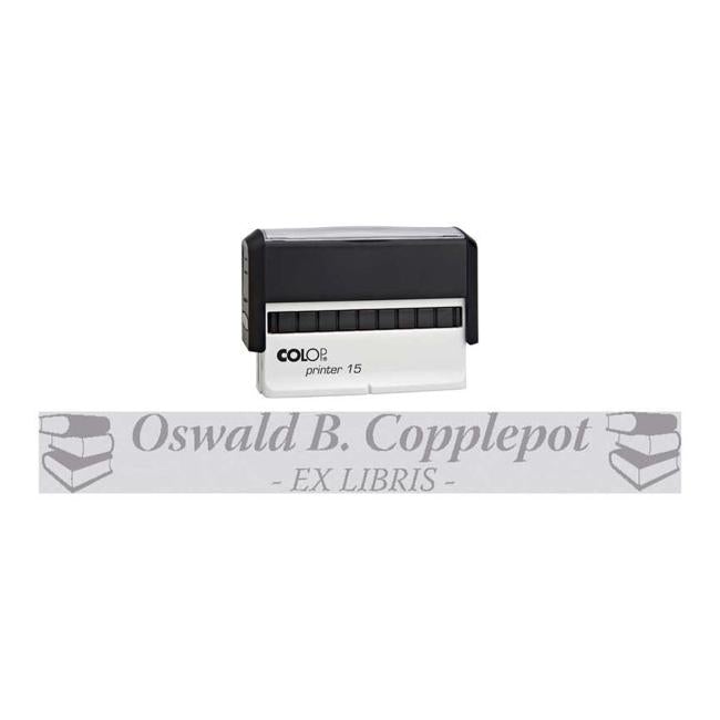 Colop Stamp Printer 15 Oblong Black 10x69mm