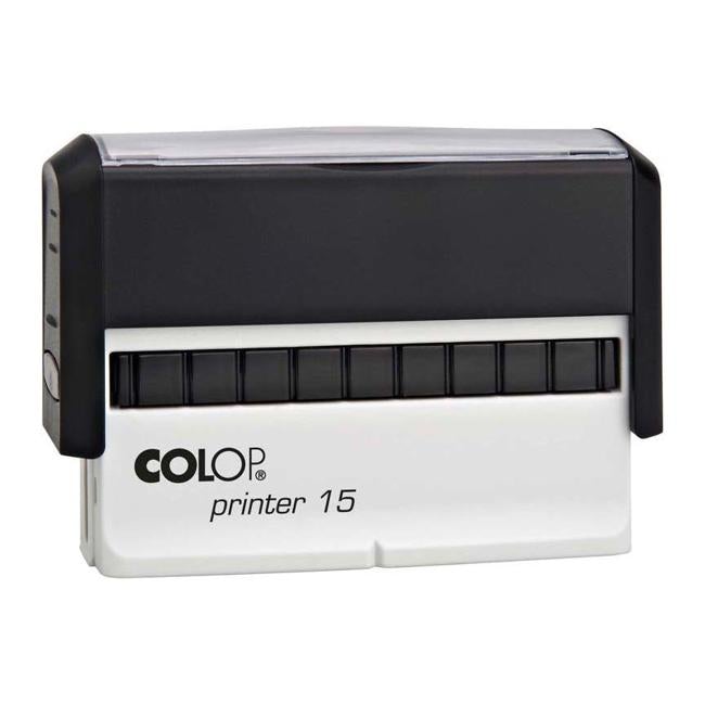 Colop Stamp Printer 15 Oblong Black 10x69mm
