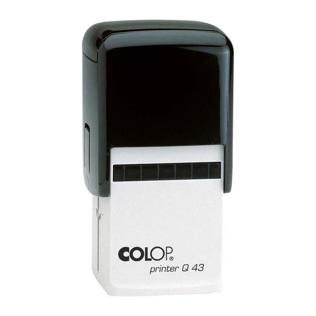 Colop Stamp Printer Q43 Black 43x43mm Square