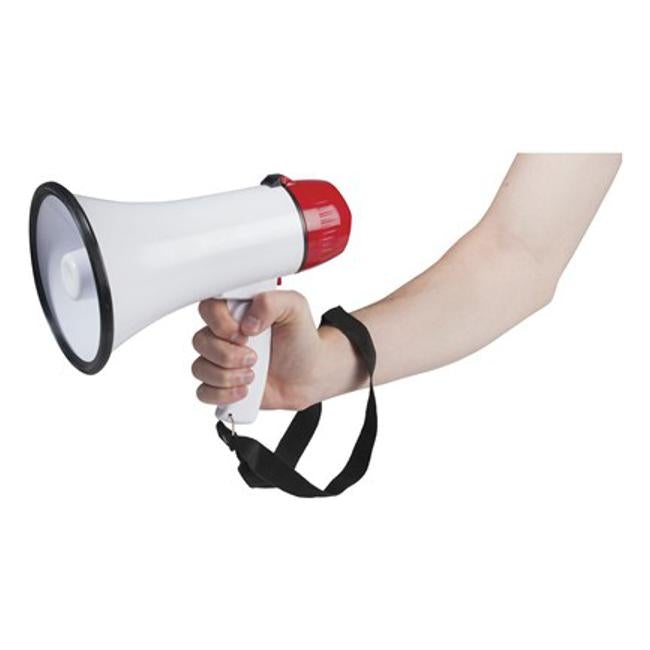 Compact Megaphone With Siren