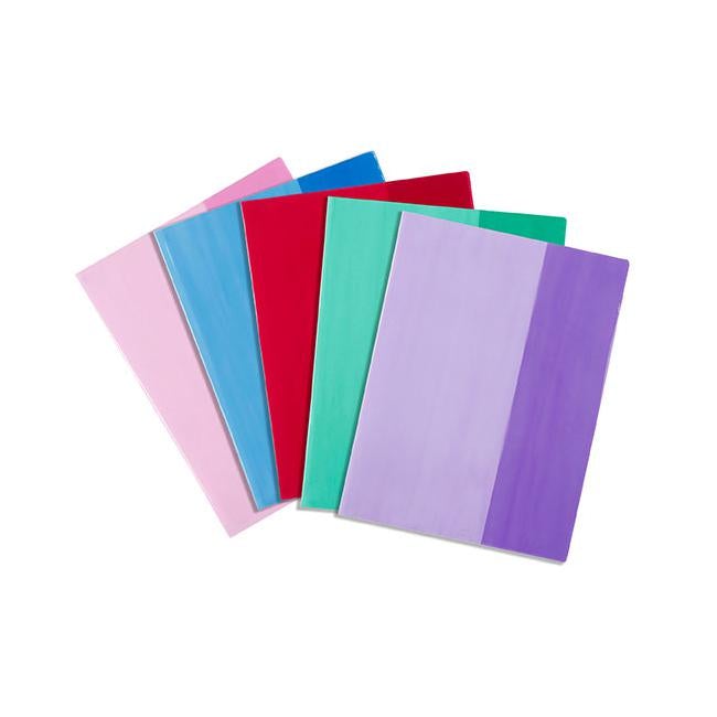 Contact book sleeves tints 9x7 pk5