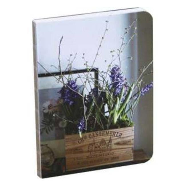 Country Flowers Mini Notebook: Exposed Binding, Hardcover, Ribbon Marker - Cico