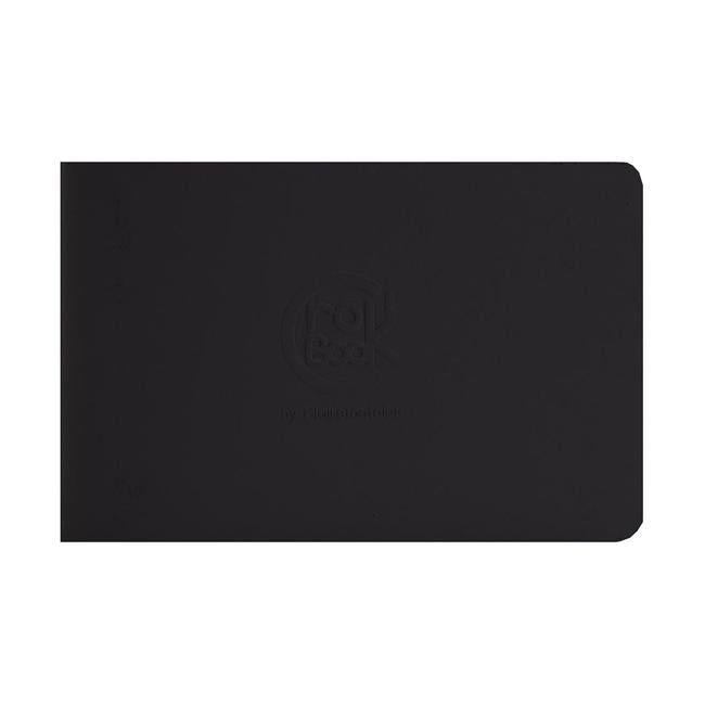 CrocBOOK Notebook White 17x11cm Black