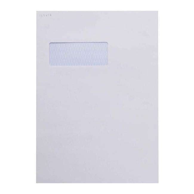 Croxley Envelope C4 Window Peel & Seal Wallet Box 250