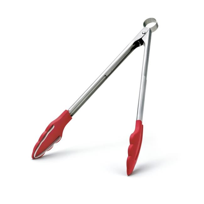 Cuisipro Tongs W/Teeth 24cm - Red